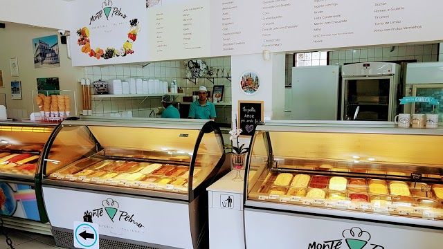 Italian ice cream Monte Pelmo